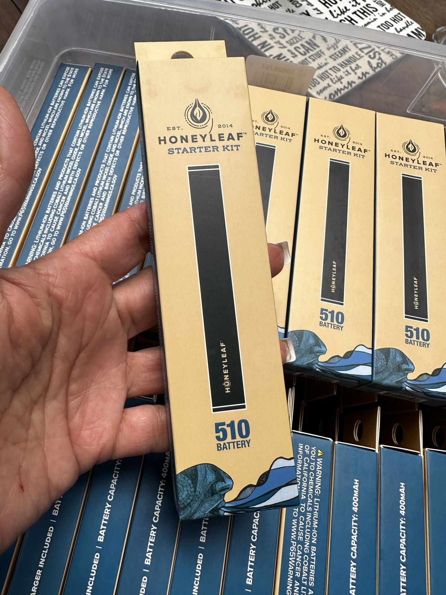 Honey Leaf 510 Tread Battery 98 In Total For $100 Dollar