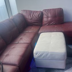 Leather Couch 