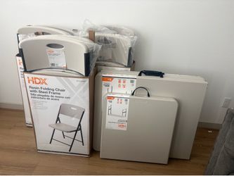 Hdx chairs and tables