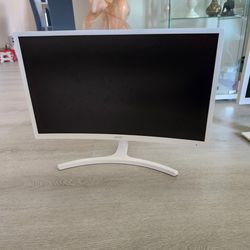 Acer White Curved Monitor 23.6"