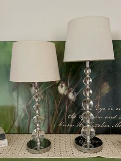 💡 Matching Acrylic Table Lamps | $15 for the Pair