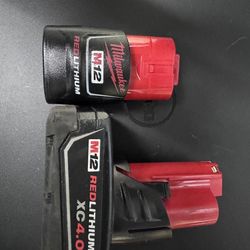 Milwaukee M12 Batteries