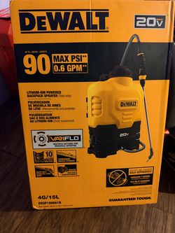 DeWalt 20V 4-Gallon Backpack Sprayer DXSP190681B