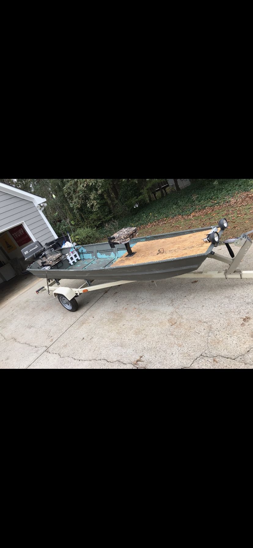 jon boat with trailer