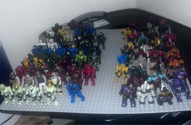 Halo wars mega blocks blok construx figurines USMC Covenant & Flood