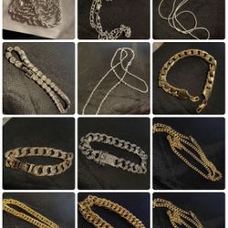 Chains & Bracelets  $5-$20 each 