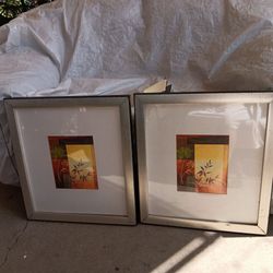 Pair of Contemporary Bamboo Prints