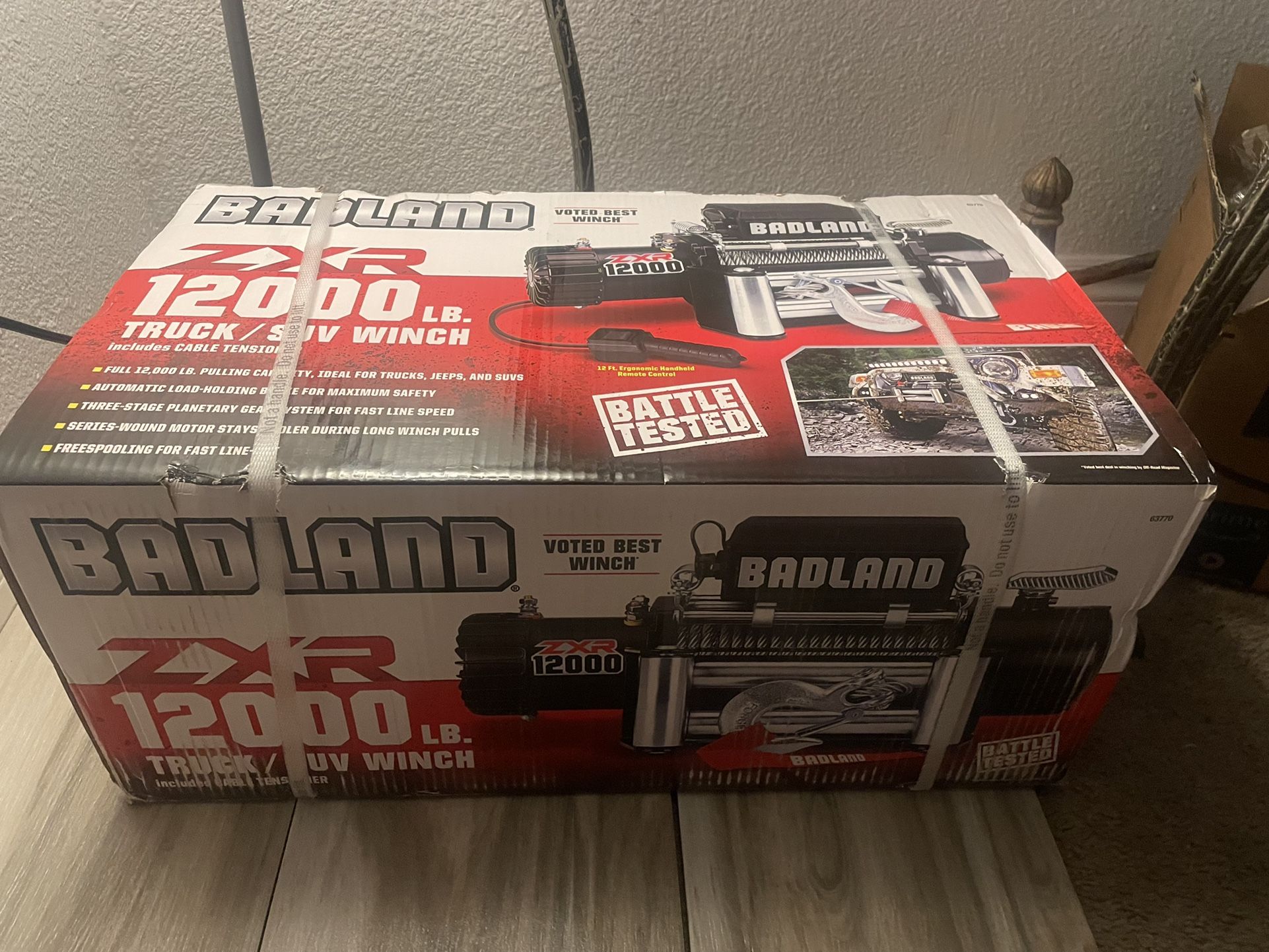 Badland Zxr 12,000lb Truck/suv Winch Brand New Still In Box