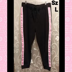 WOMENS TRACK SWEAT PANTS SIZE L

