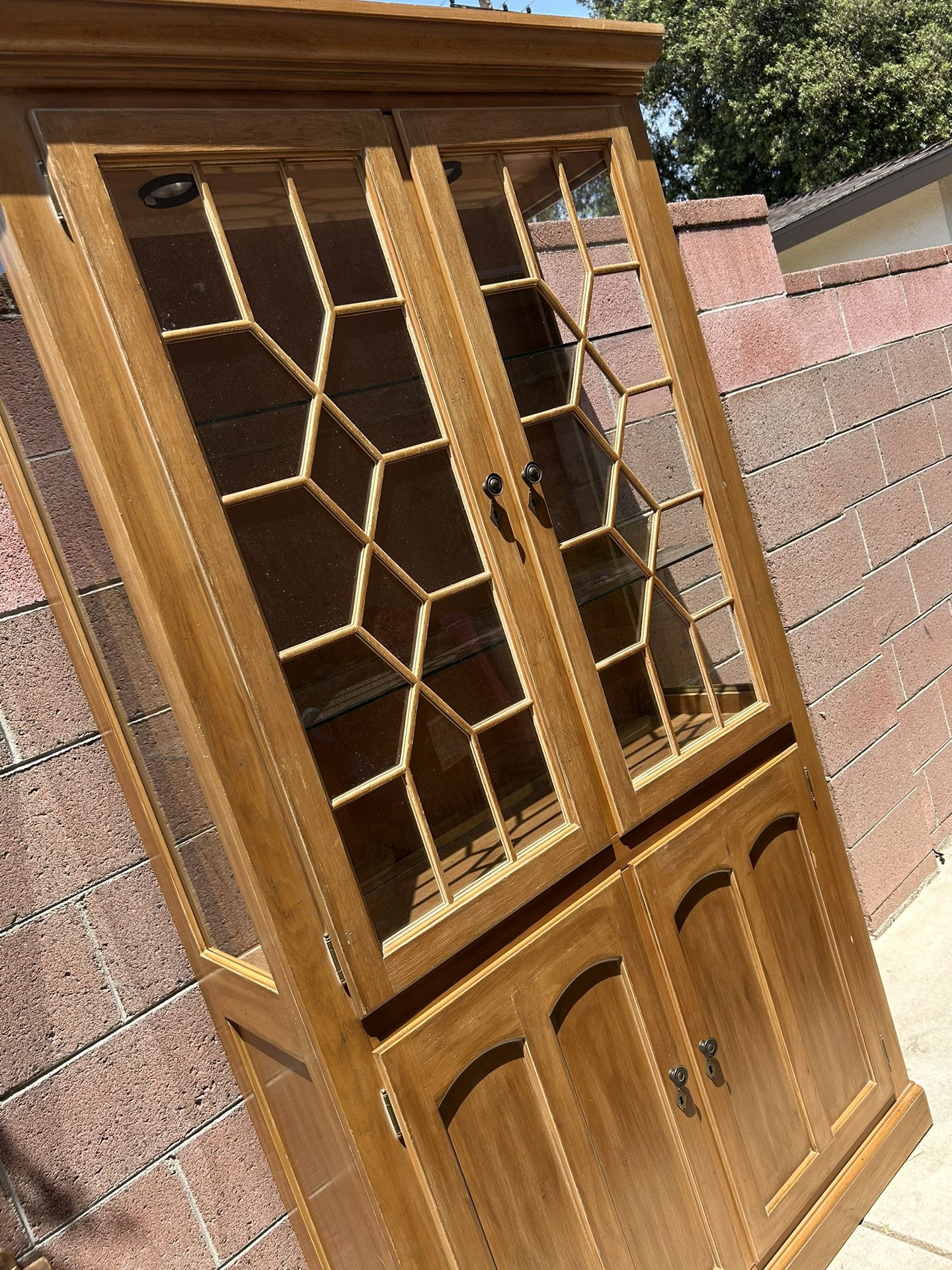 Wood 🪵 Cabinet Big 80”x30”x15”