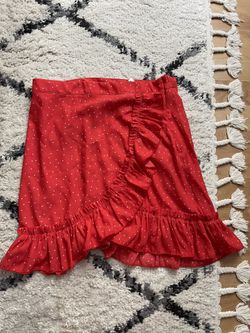 New Red Skirt