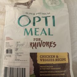 Two Bags Of Opti Meal Dog Food