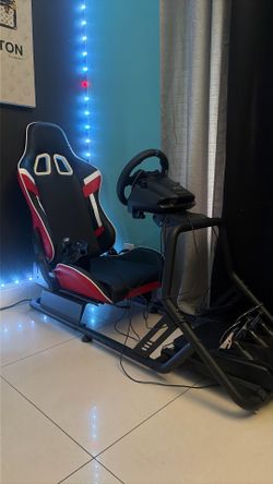 Racing simulator with Logitech Setup $450 OBO