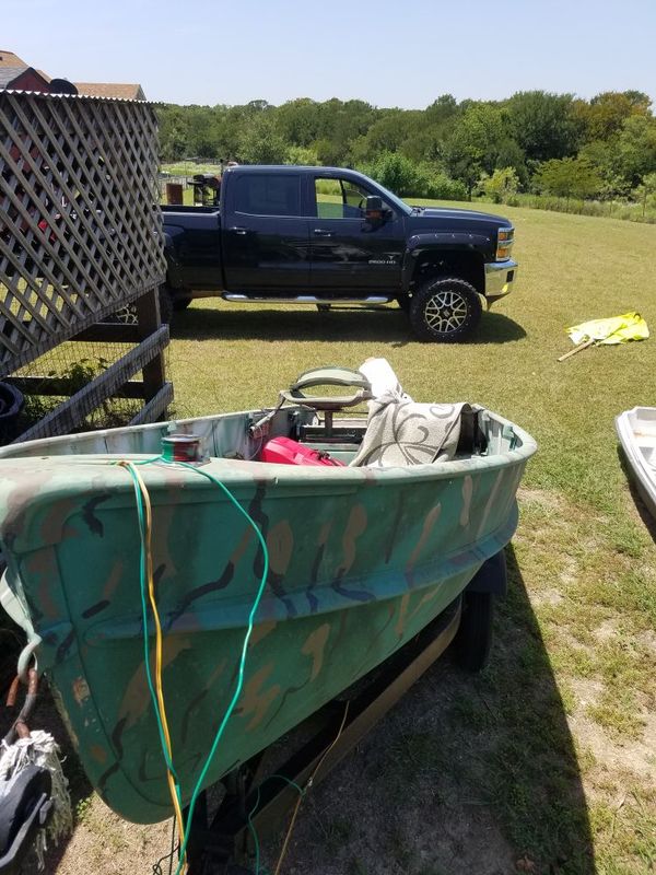 Vhull Jon boat( NO TITLE) for Sale in Ennis, TX OfferUp