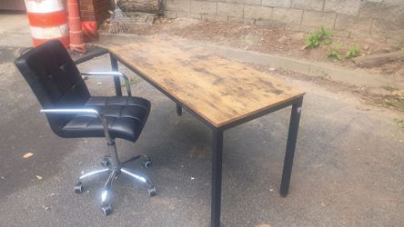 Desk 52 x 24 n 30 inch tall. Alson have office chairs