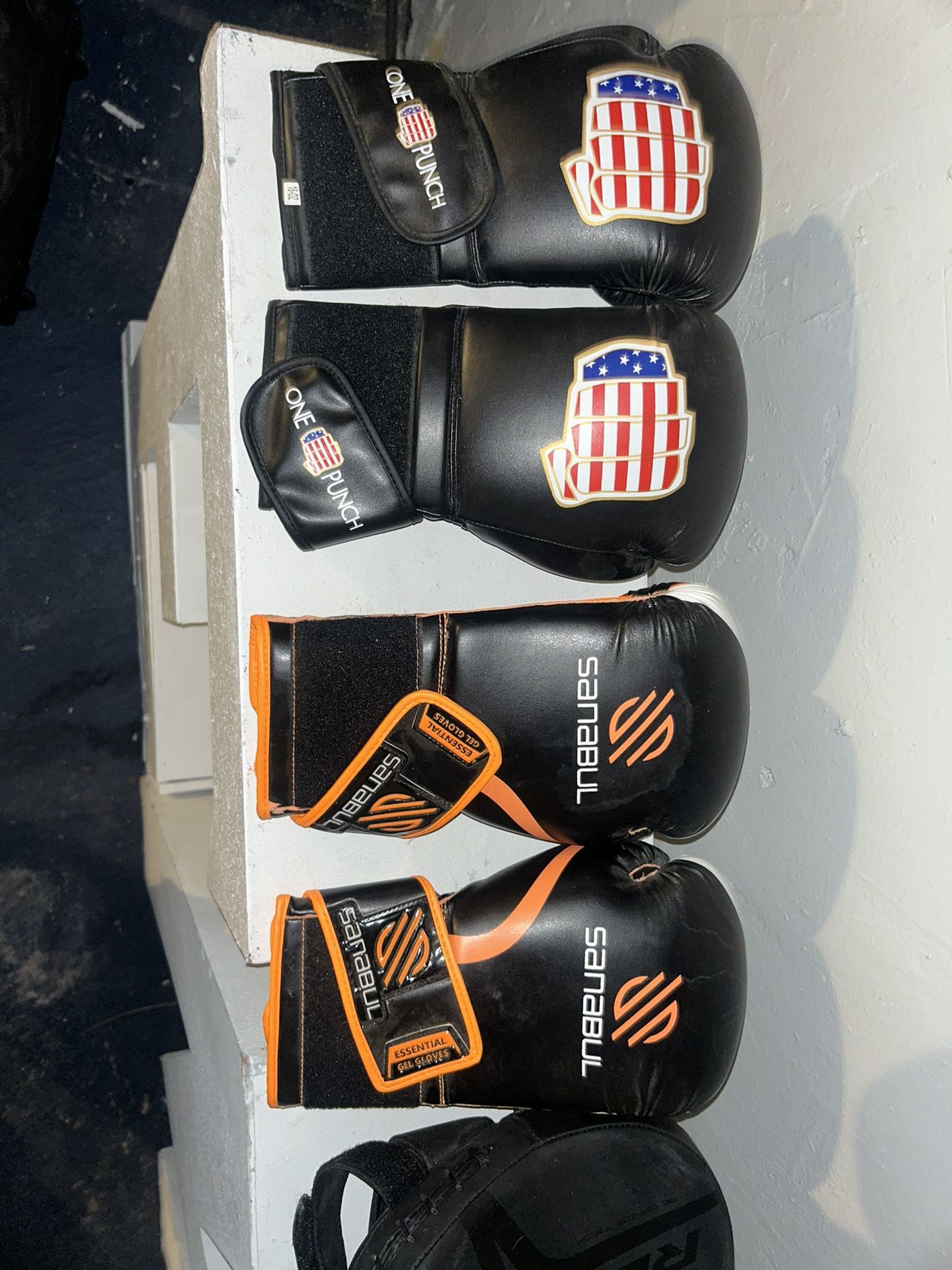 Boxing Gloves And Wraps With Punching Bag 