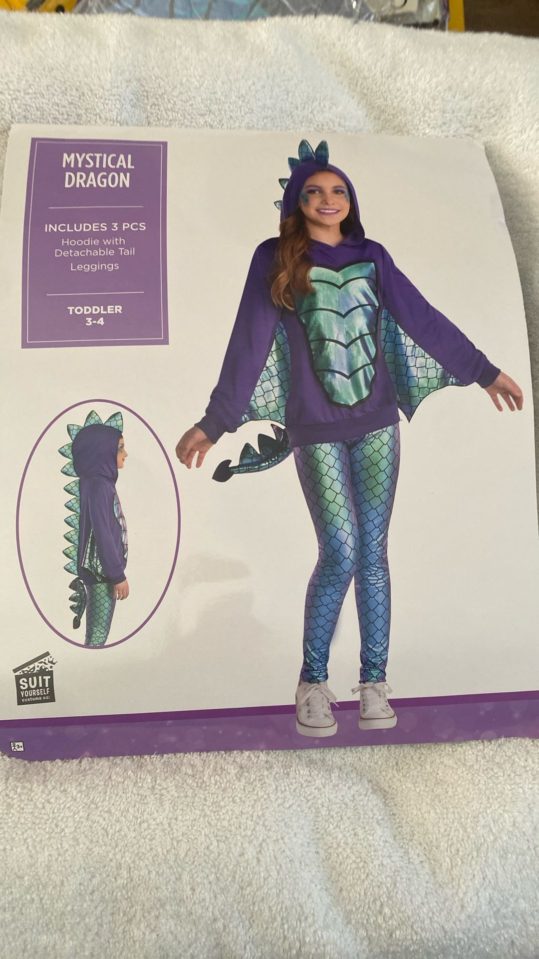 Mystical Dragon Costume Toddler (3-4)