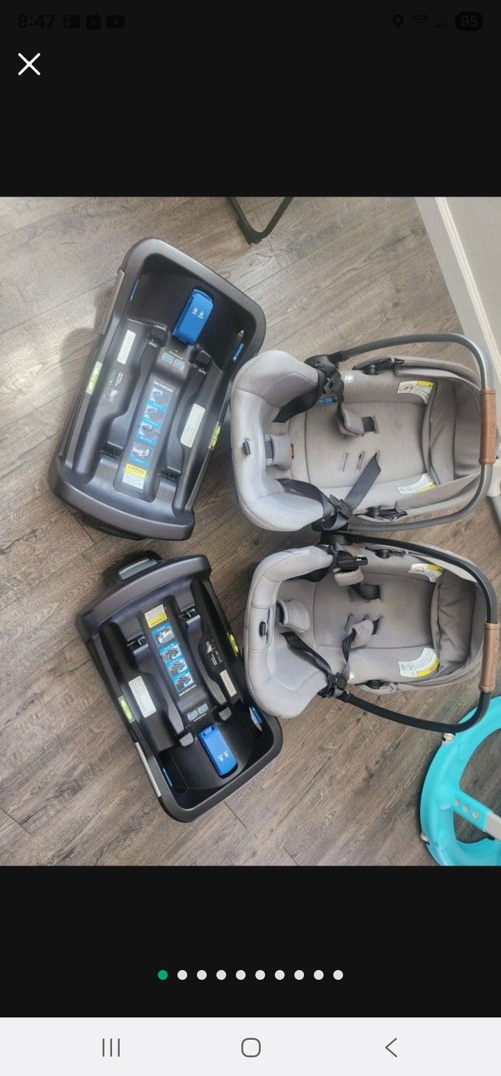 2 NUNA Pipa Aire rx + Pipa Relx Base