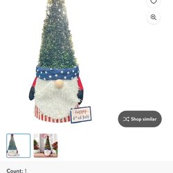 Pre-Lit Gnome Topiary