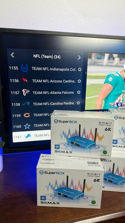 SuperBox S6 Max 6K Android Smart TV Box | Sports Movies TV | Voice Remote | No Monthly Fees