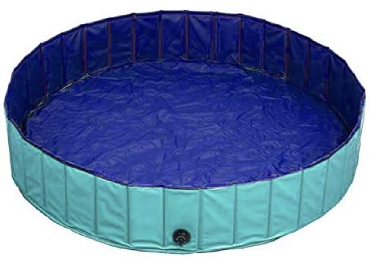 Pool Swimming Portable Kiddie Pool Collapsible Bathing Tub for Dogs Cats Kids