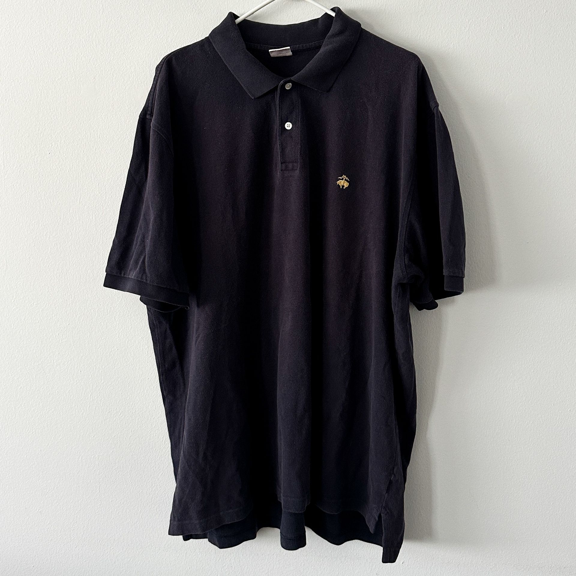 Brooks Brothers Original Fit Polo T-Shirt Dark Navy Blue Size XXL 100% Cotton