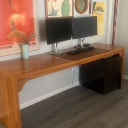 Wood Computer Desk