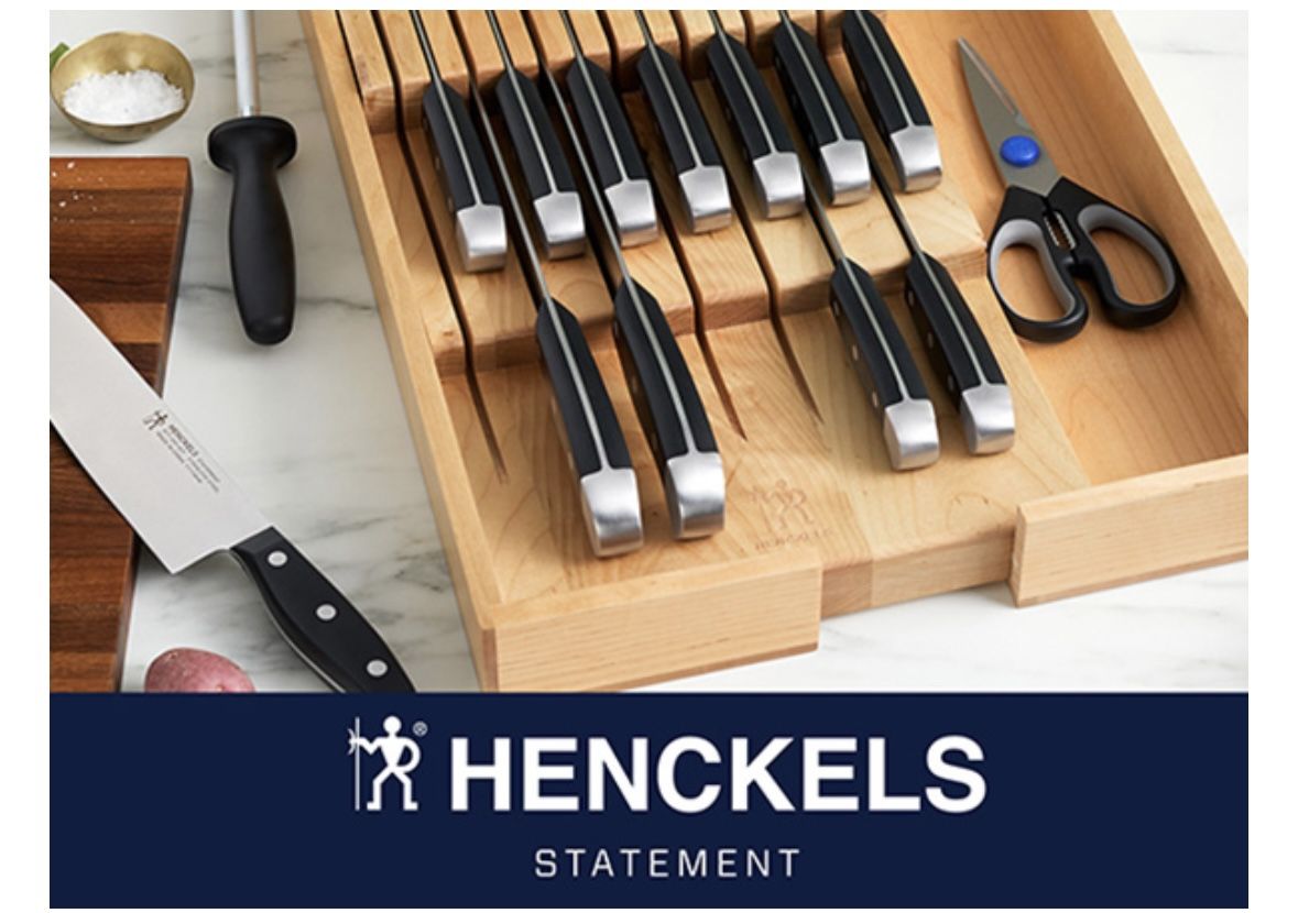 Henkel Oak Drawer Knife Storage/organizer