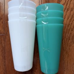 PARADISO 21OZ/4PK Tumbler white and blue 