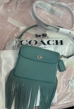 Coach fringe bag