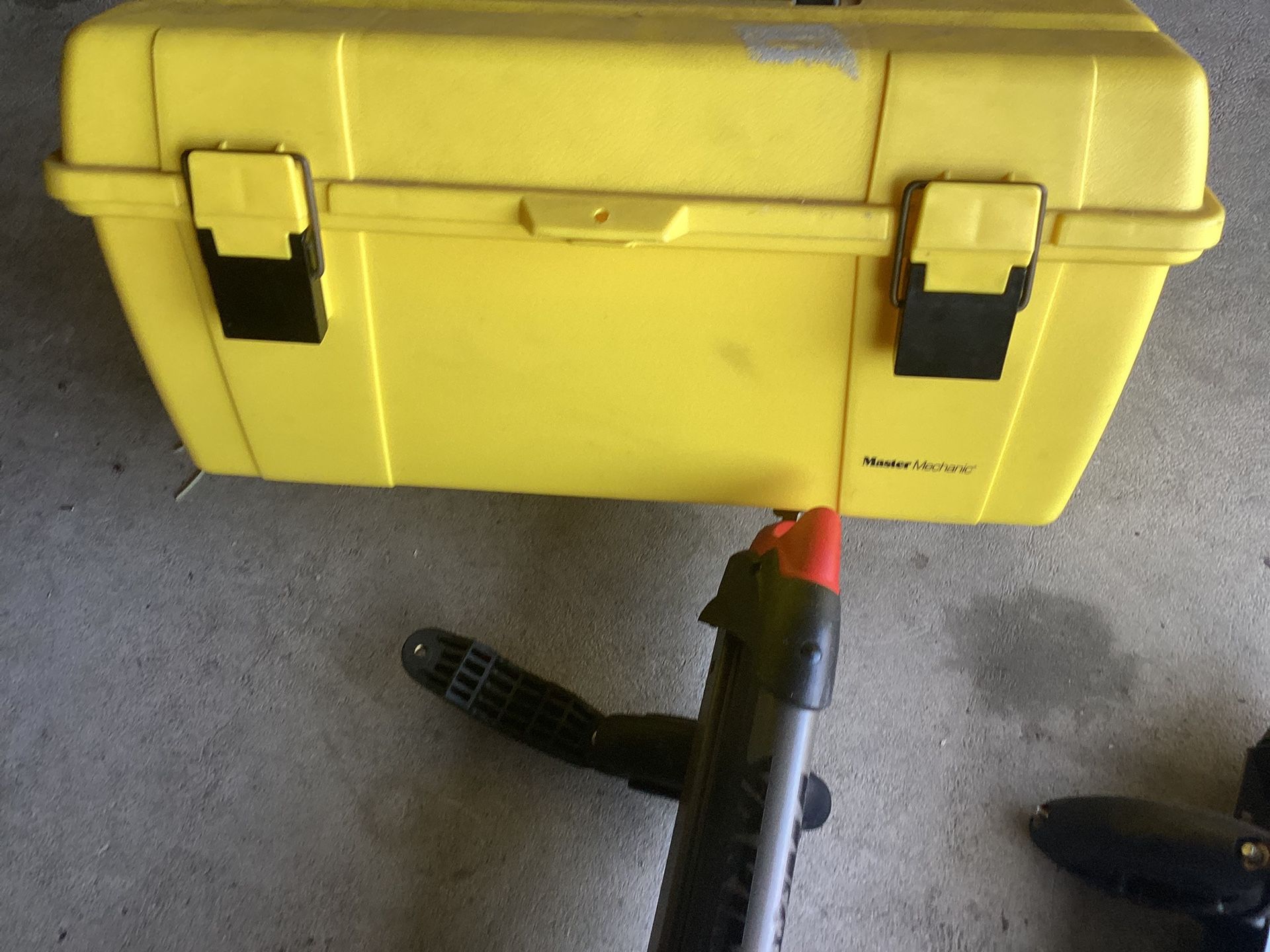 Tool Box With Upper Tray
