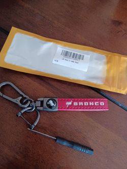 Red Bronco Keychain
