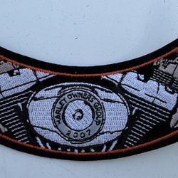 HOG Member Harley Davidson Owners Group 2007  New Biker Vest Jacket Patch