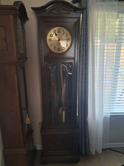 Vintage FMS (Friedrich Mauthe) German Wall Clock – Eagle Logo – Black Forest