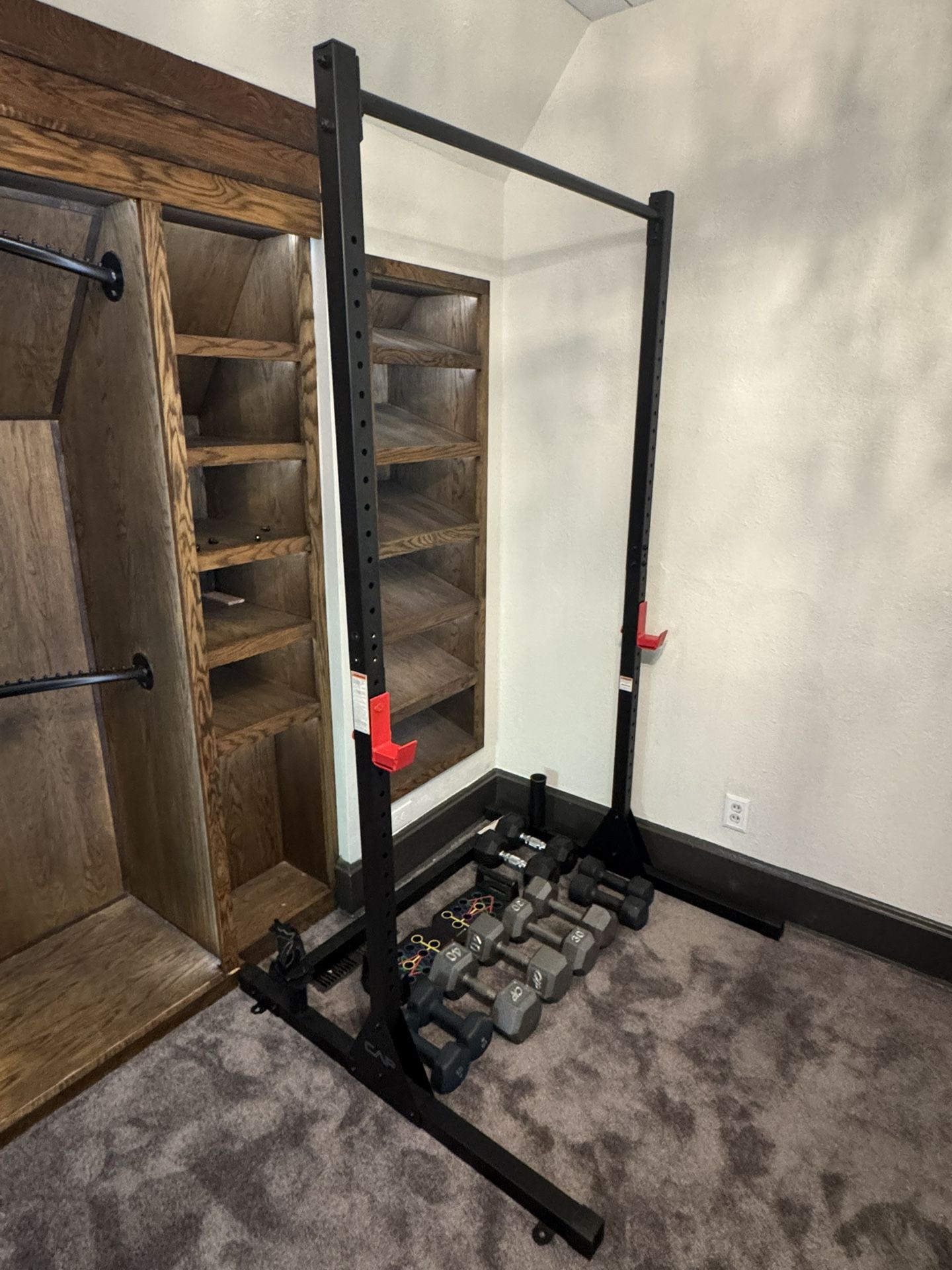 CAP Barbell Multi-Functional Power and Squat Rack with Bar Holder - Like New