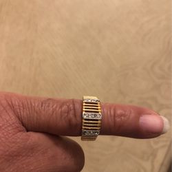 18k Gold Filled Ring Size 6