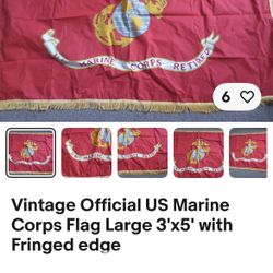 Marine Vintage Flag 