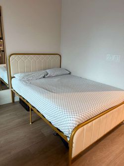 Full size bed frame and mattress - Need gone ASAP