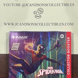 Magic: The Gathering Spider-Man Collector Omega Box Collector Booster Box Sealed