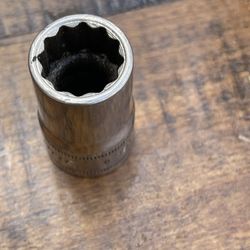 Snap-on swm141a 1/2" drive 12 point 14mm metric shallow socket