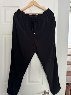 Women Black Dressy Pants Size: L