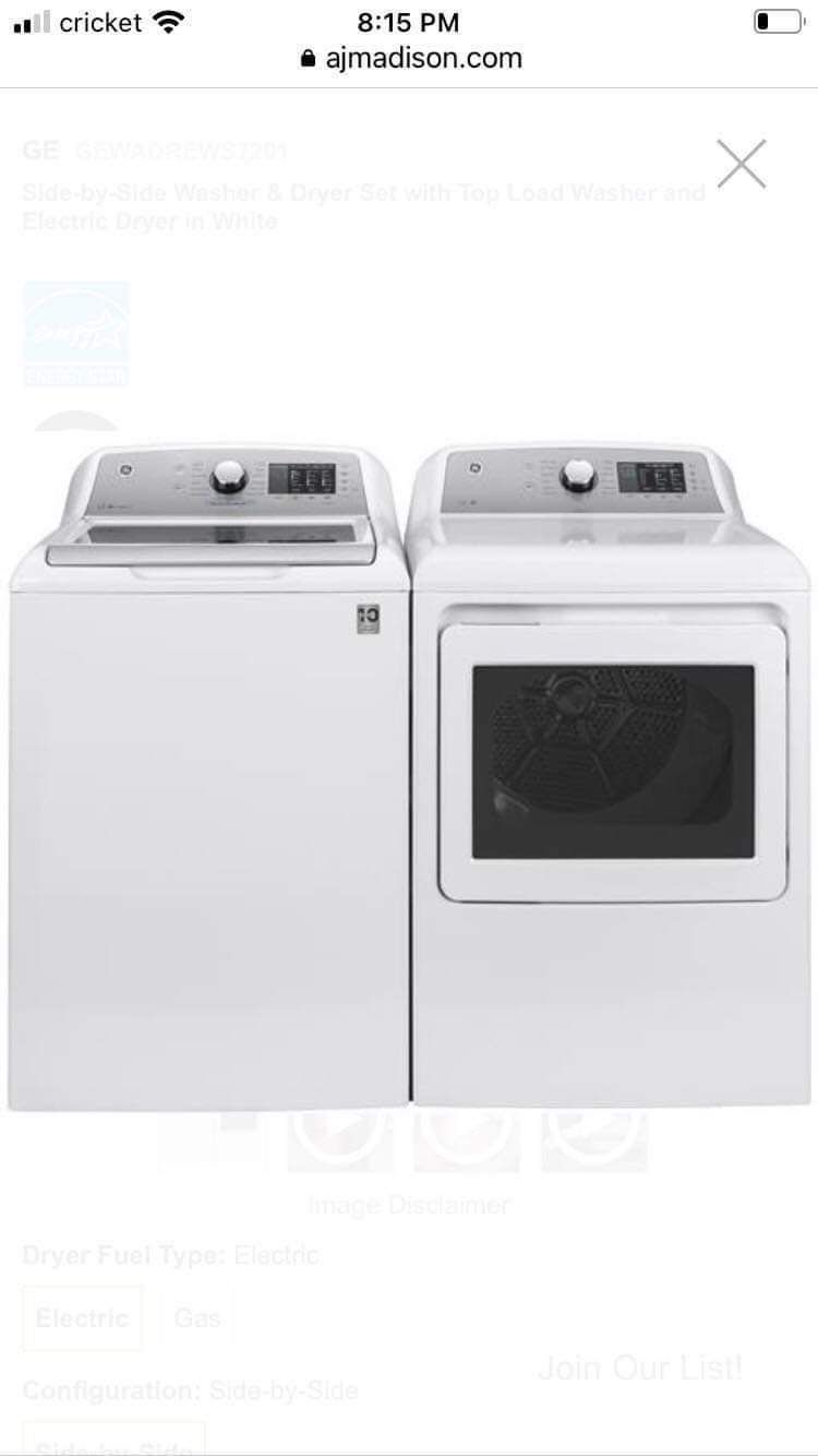 Kenmore Elite Washer & dryer