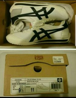 Onitzuka tiger white california og shoes mens SZ 9.5 brand new
