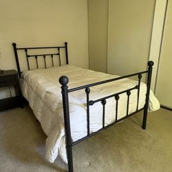 Black Twin Bed Frame 