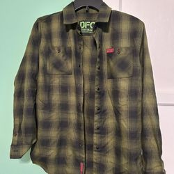 DFC Plaid Green Youth Flannel Shirt