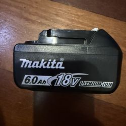 Makita Battery 6,0Ah18V,New ,never Used 