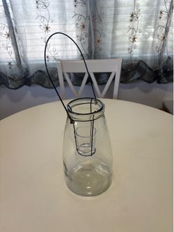 Glass Tea Light Lantern Candle Holder