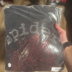 Spider hoodie OG Rhinestone Black