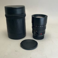 Leica M 90mm Summicron With Leather case (MINT)