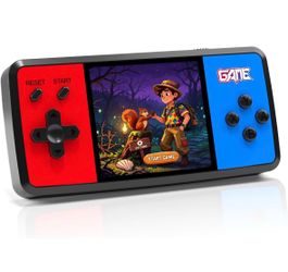 Handheld Games for Kids, Preloaded 300 Retro Video Games 300-in-1 Retro Games with 3.0 LCD Screen, Rechargeable Battery Mini Arcade Electronic Toy Gif